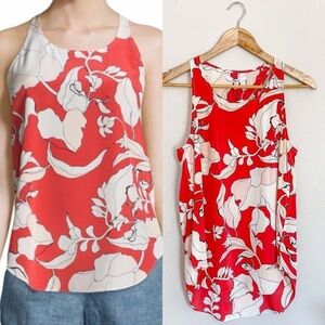 Derek Lam 10 Crosby | NWT Silk Flamenco Floral Tank Blouse, size 10